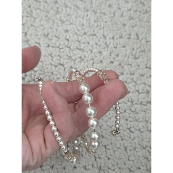 Touchstone Crystal By Swarovski Pearl Wrap Bracelet - Picture 9 of 9